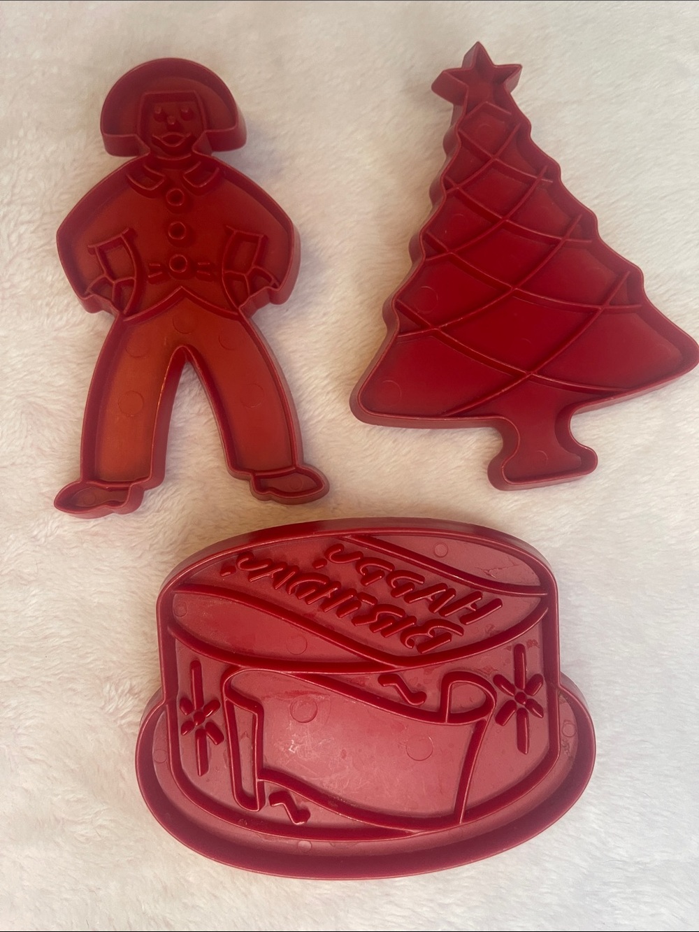 Vintage Tupperware cookie cutters